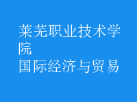 國(guó)際經(jīng)濟(jì)與貿(mào)易
