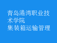 集裝箱運(yùn)輸管理