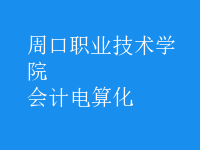 會計(jì)電算化