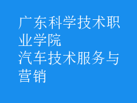 汽車技術(shù)服務(wù)與營銷