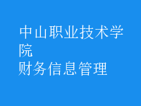財務(wù)信息管理