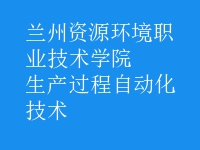 生產(chǎn)過程自動化技術(shù)