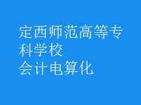 會計(jì)電算化