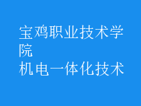 機電一體化技術(shù)