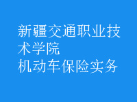 機動車保險實務(wù)