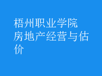 房地產(chǎn)經(jīng)營與估價