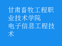 電子信息工程技術