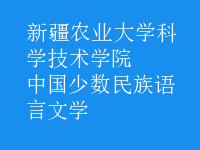 中國少數(shù)民族語言文學(xué)