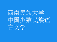 中國少數(shù)民族語言文學(xué)