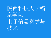 電子信息科學與技術