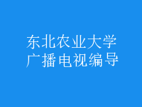 廣播電視編導